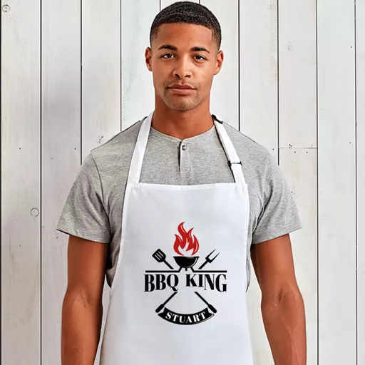 Personalised BBQ King Apron