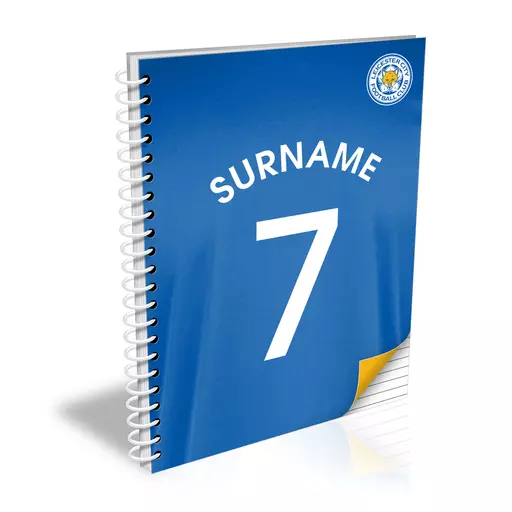 Leicester City FC Shirt Notebook