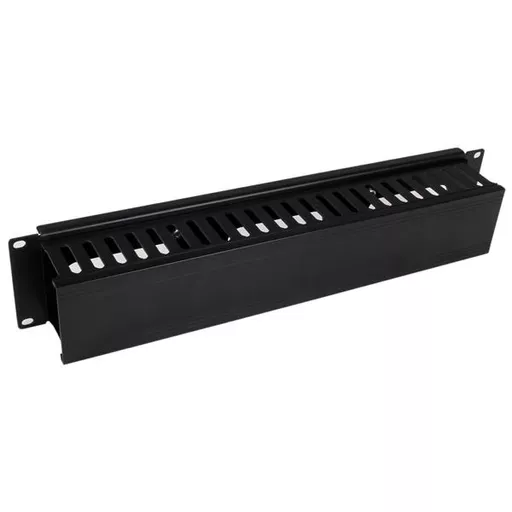 StarTech.com Horizontal 2U Server Rack Cable Management Finger Duct w/ Cover - 19
