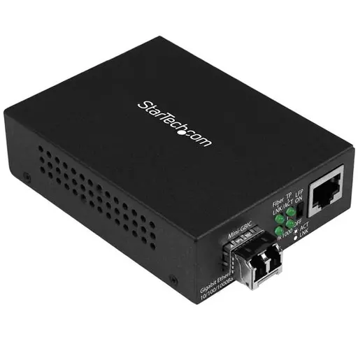 StarTech.com Gigabit Ethernet Fiber Media Converter - Compact - 850nm MM LC - 550m