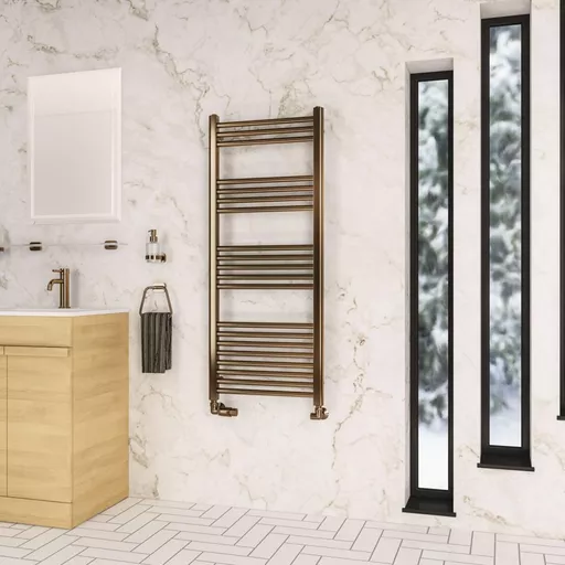 Biscay 1700 x 700 x 440mm Left hand (LH) Straight Beauforte Shower Bath - White