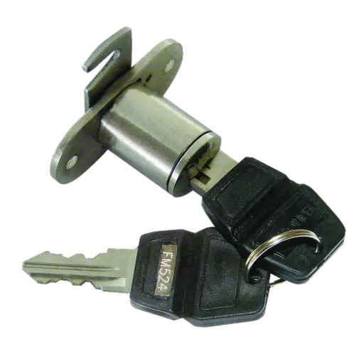 ASEC Twin Flange Fix Furniture Pedestal Hook Cam Lock