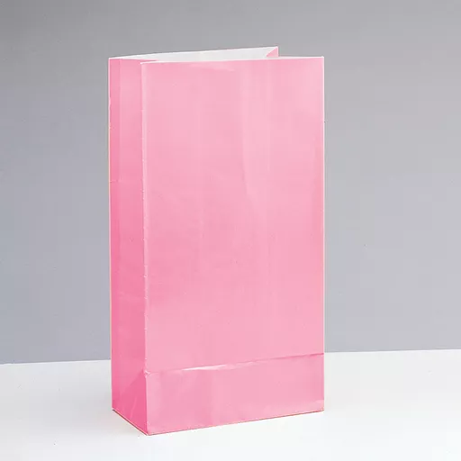 Pastel Pink Paper Party Bags