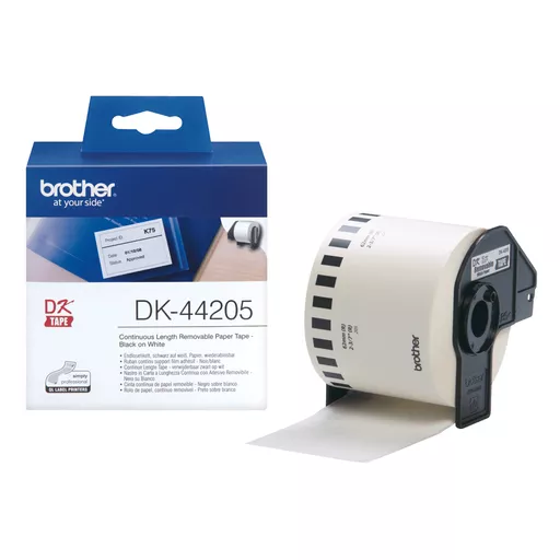 Brother DK-44205 DirectLabel Etikettes white Paper 62mm x 30,48m for Brother P-Touch QL/700/800/QL 12-102mm/QL 12-103.6mm