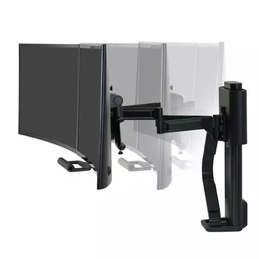 Ergotron TRACE 45-631-224 monitor mount / stand 68.6 cm (27") Clamp Black