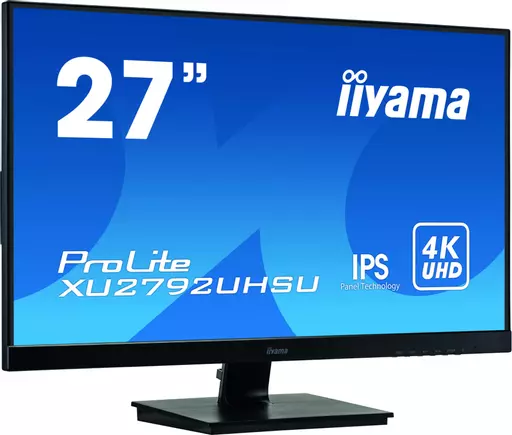 iiyama ProLite XU2792UHSU-B1 LED display 68.6 cm (27") 3840 x 2160 pixels 4K Ultra HD Black