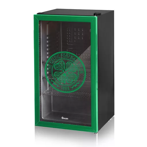80L Green Glass Fronted Fridge