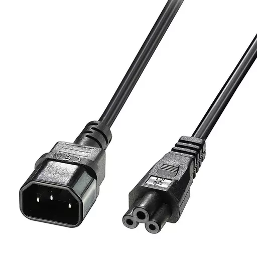 Lindy 3m IEC C14 to IEC C5 Extension Cable