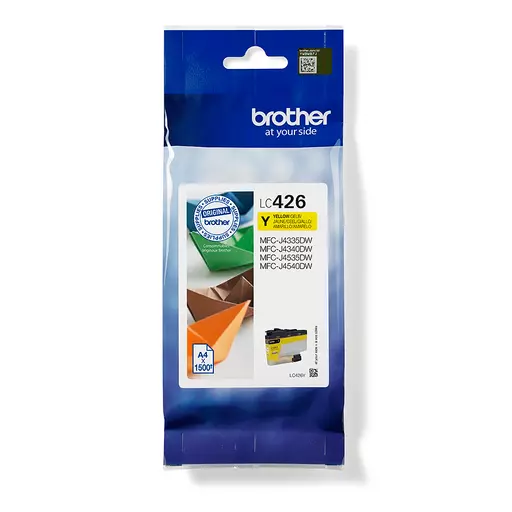 Brother LC-426Y Ink cartridge yellow, 1.5K pages ISO/IEC 19752 for Brother MFC-J 4335