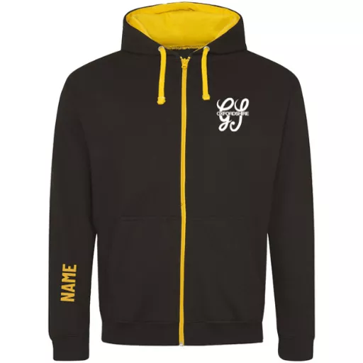 OxfordshireGangShow2026_AdultsZipVarsityHoodie_BlackGold_Front.png