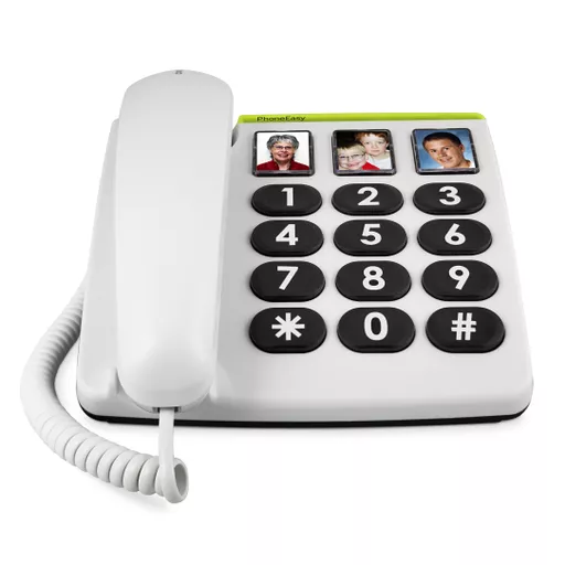 Doro PhoneEasy 331ph Analog telephone White