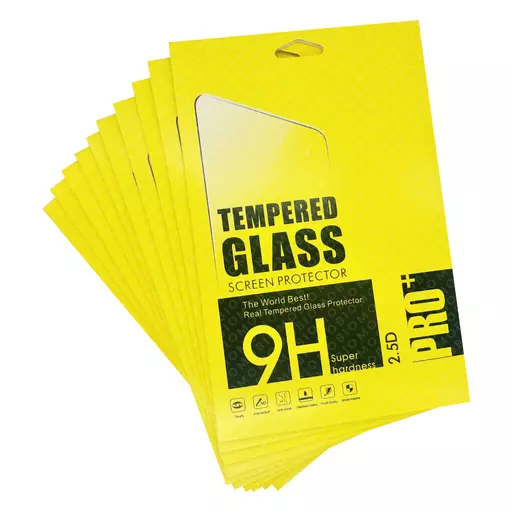 Tempered Glass (2.5D) (Clear) (10 Pack) - For iPad Pro 12.9 (3rd Gen) / Pro 12.9 (4th Gen) / Pro 12.9 (5th Gen)