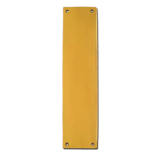 ASEC Victorian 70mm Wide Polished Brass Finger Plate