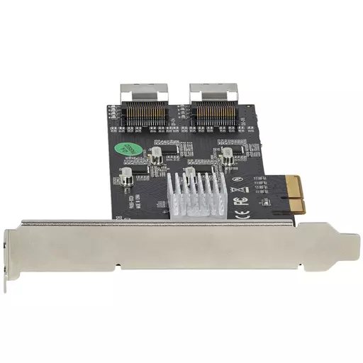 StarTech.com 8 Port SATA PCIe Card - PCI Express 6Gbps SATA Expansion Adapter Card with 4 Host Controllers - SATA PCIe Controller Card - PCI-e x4 Gen 2 to SATA III - SATA HDD/SSD