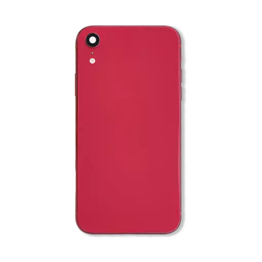 Back Housing With Internal Parts (Red) (No Logo) - For iPhone XR