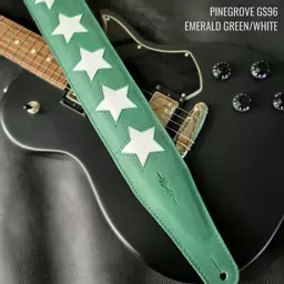 GS96 green white stars guitar strap Pinegrove ANNO 104130 rotated.jpg