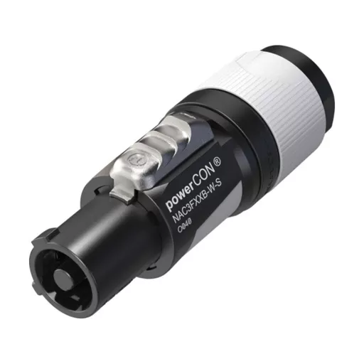 Neutrik powerCON NAC3FXXB-W-S Connector