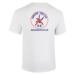 AbingdonJudoClub_GildanCottonTee_White_Back.png