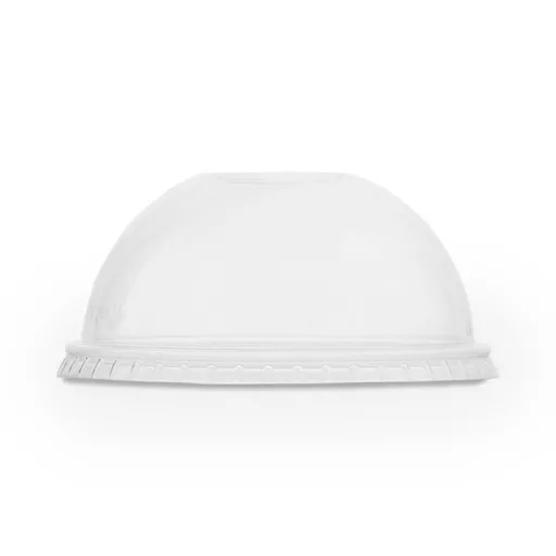 VEGWARE 96-SERIES PLA DOMED LID WITH HOLE - (1X1000)