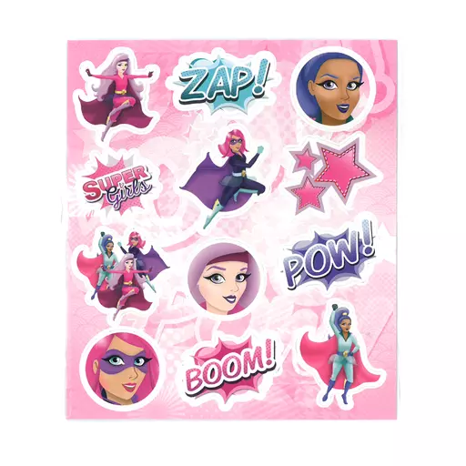 Superhero Girl  Stickers - Pack of 120