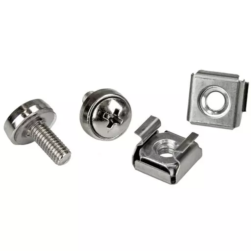 StarTech.com M5 Rack Screws and M5 Cage Nuts - 20 Pack