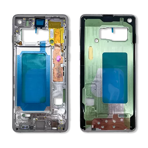 Mid Frame Assembly (REFRESH+) (Prism White) - For Galaxy S10 (G973)