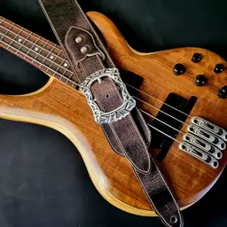 BS79 brown relic gothic guitar strap 120637.jpg
