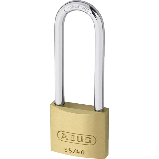 ABUS 55 Series Brass Long Shackle Padlock
