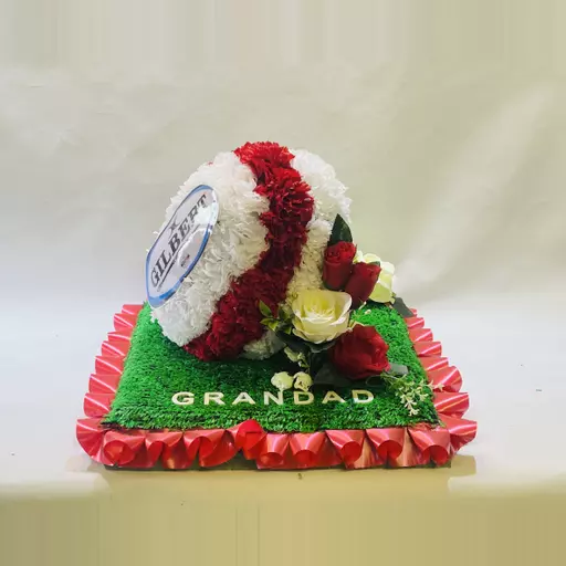 RUGBY BALL TRIBUTE - Memorial - any colour