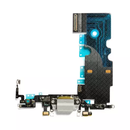 Charging Port Flex Cable (White) (CERTIFIED - Aftermarket) - For iPhone 8 / SE2