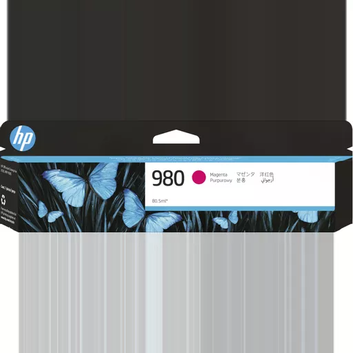 HP D8J08A/980 Ink cartridge magenta, 6.6K pages ISO/IEC 24711 80.5ml for HP OfficeJet X 555