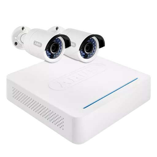 ABUS TVVR36210 LAN CCTV Kit 1TB, App & 2 Bullet Cameras