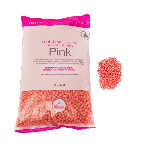 2557 Depileve Waxes Traditional Wax Product Pink Bio beads and sample 1kg.png