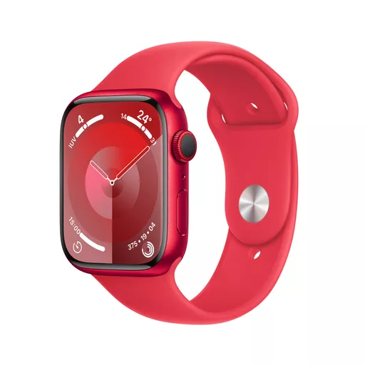 Apple Watch Series 9 GPS + Cellular 45mm (PRODUCT)RED Aluminium Case w/ (PRODUCT)RED Sport Band - S/M