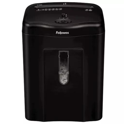 Fellowes Powershred 11C paper shredder Cross shredding 23 cm Black