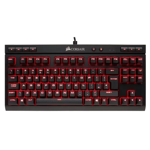 Corsair K63 Compact Gaming Mechanical Keyboard (Cherry MX Red)