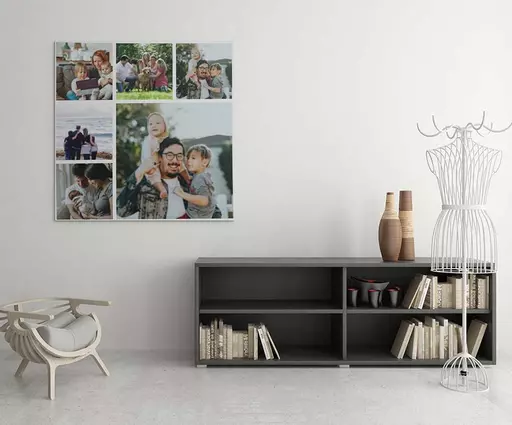 Personalised 6 Photo Collage Canvas