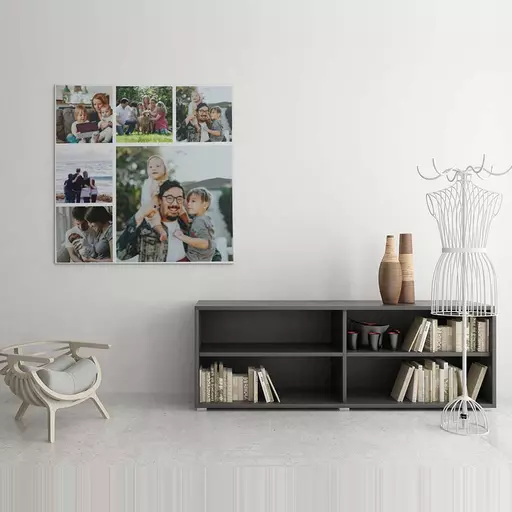 Personalised 6 Photo Collage Canvas