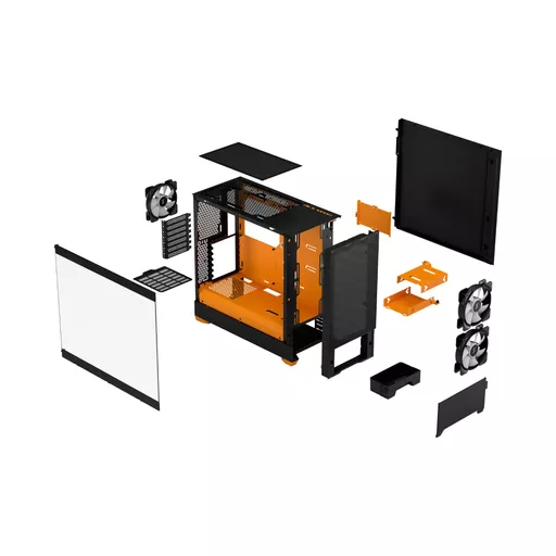 Fractal Design Pop Air Tower Black, Orange