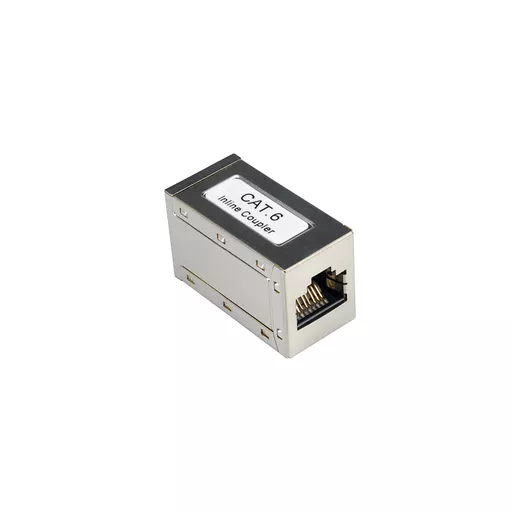RJ45 Cat6 Shielded Coupler, Black
