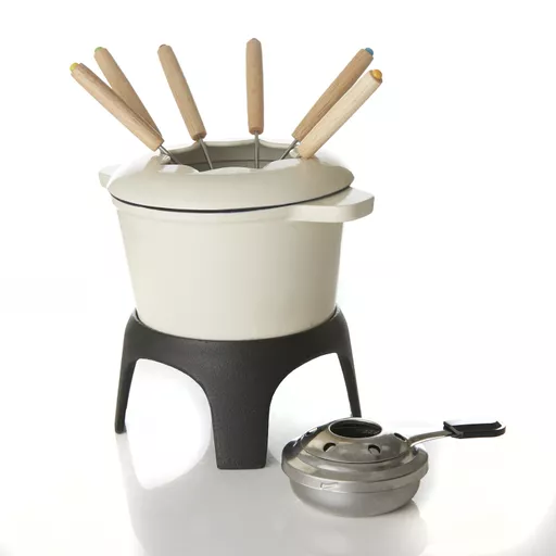 Cast Iron Fondue Set