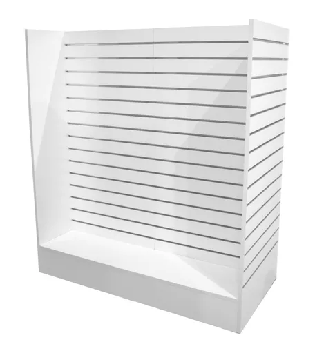 White Slatwall 'H' Gondola Unit