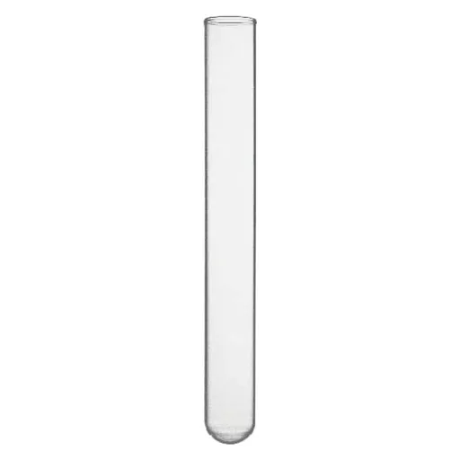 Test Tubes, 21ml, Borosilicate Glass 3.3, Without Rim, Medium Wall