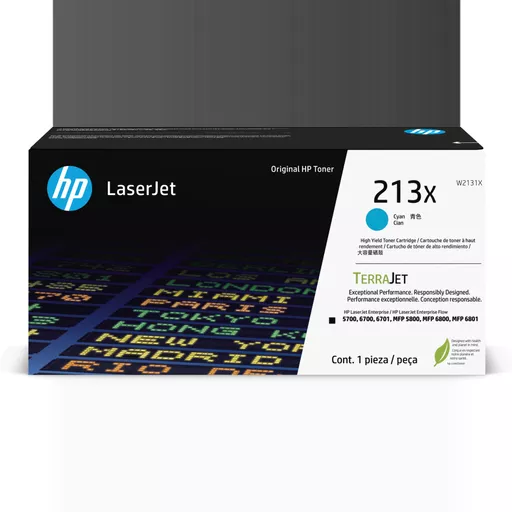 HP W2131X/213X Toner cartridge cyan high-capacity, 6K pages ISO/IEC 19798 for HP CLJ 5800/6700/6701/6800