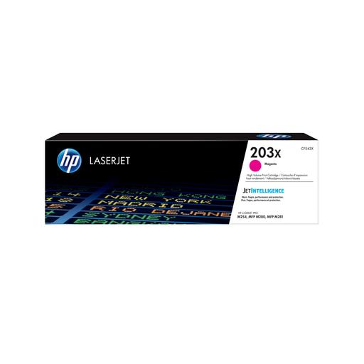 HP CF543X/203X Toner cartridge magenta high-capacity, 2.5K pages ISO/IEC 19798 for HP Pro M 254