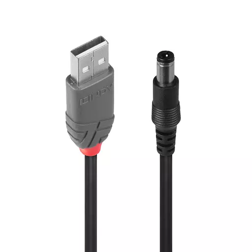 Lindy Adapter Cable USB A male - DC 5.5/2.5 mm male