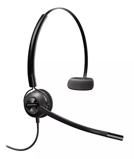 POLY EncorePro HW540 Headset Wired Ear-hook, Head-band, Neck-band Office/Call center Black