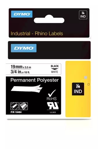 DYMO IND Permanent Polyester