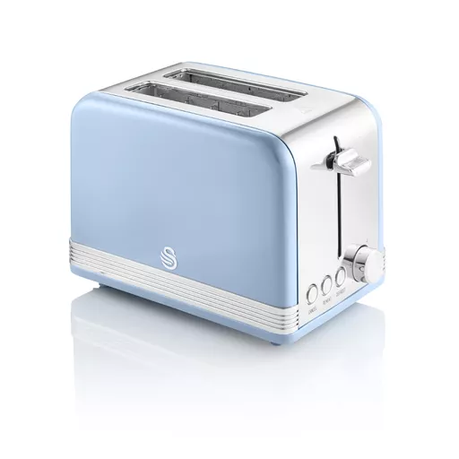 2 Slice Retro Blue Toaster