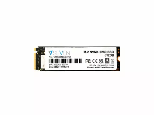 V7 V7SSD512GBNV3E internal solid state drive M.2 512 GB Serial ATA III 3D TLC NVMe